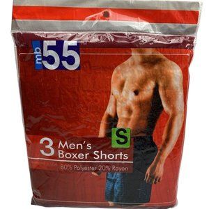 Mens boxer shorts size small 3 pack